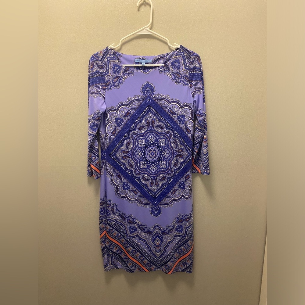 Size S purple paisley dress